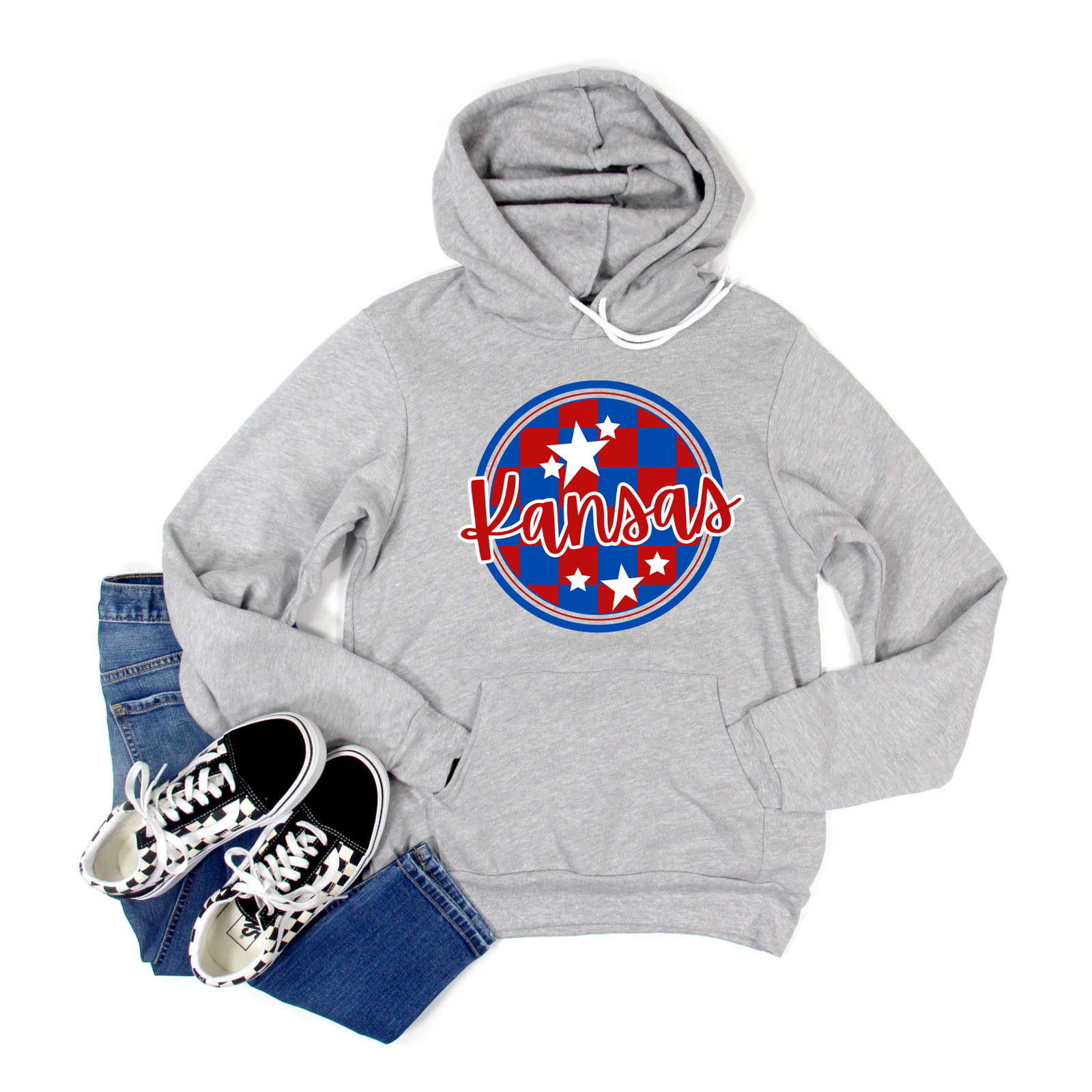 Kansas Circle Stars Tee OR Sweatshirt