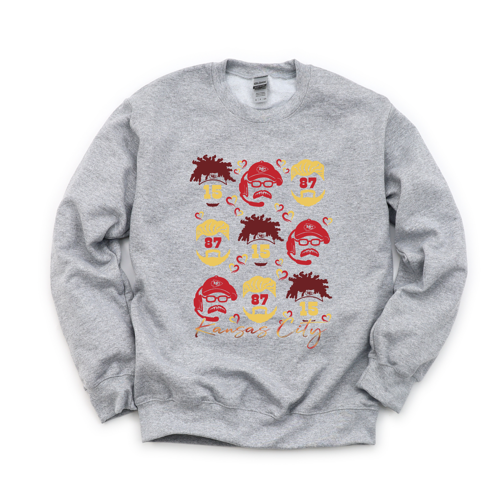 Kansas City Faces Tee OR Sweatshirt