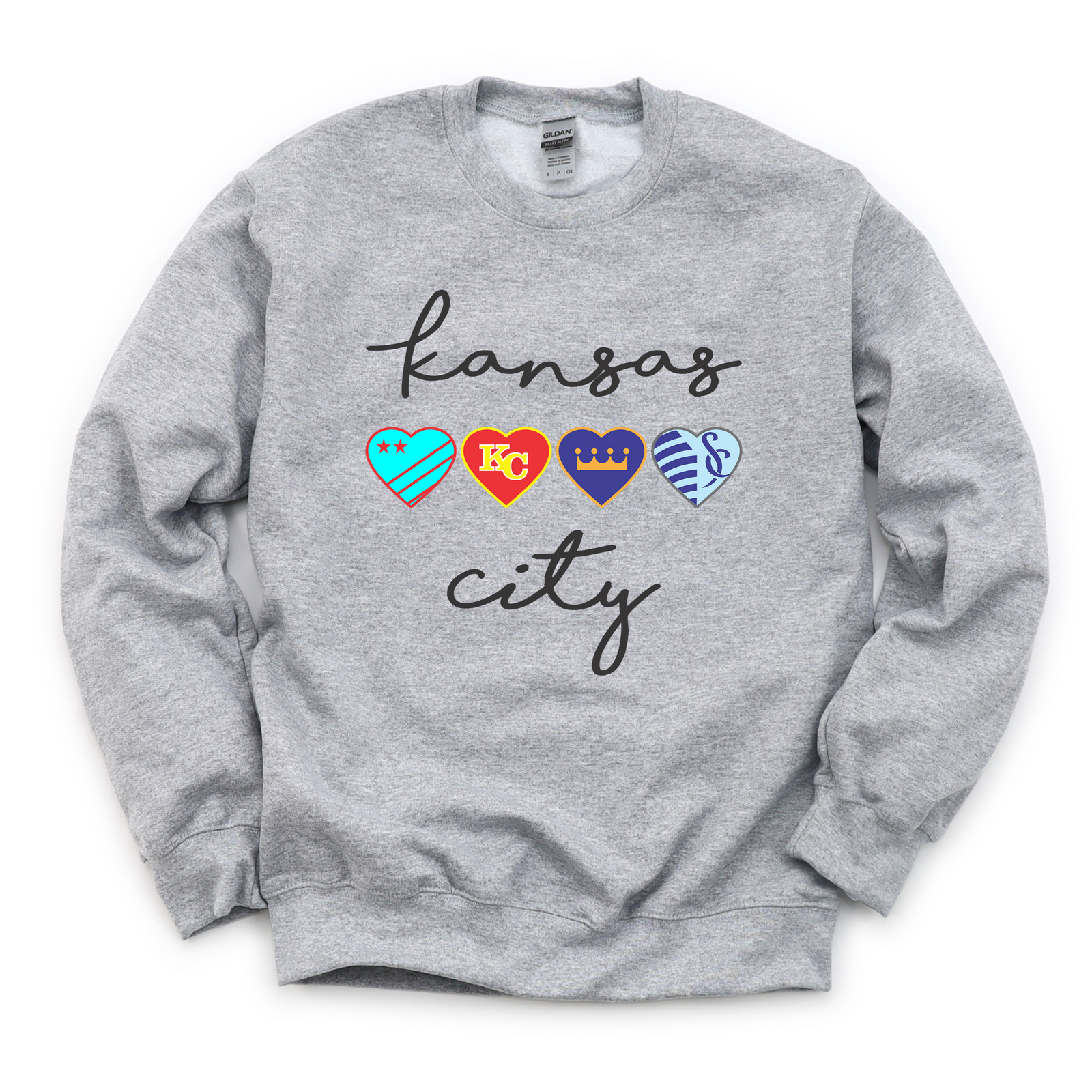 Kansas City Heart Teams Tee OR Sweatshirt