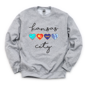 Kansas City Heart Teams Tee OR Sweatshirt