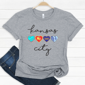 Kansas City Heart Teams Tee OR Sweatshirt