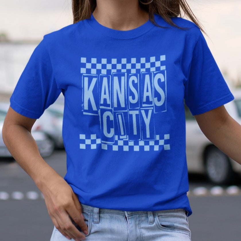 Kansas City Checkered Retro Tee