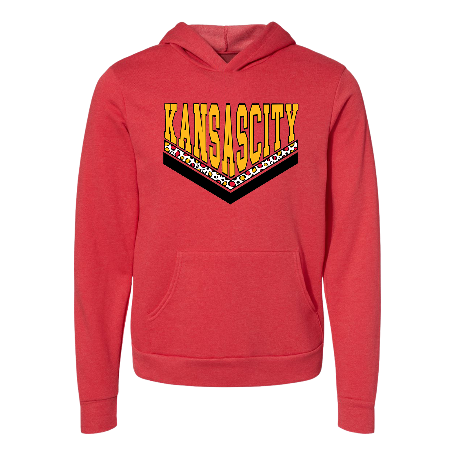 Kansas City Chevron Leopard Tee OR Sweatshirt