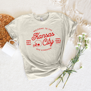 Kansas City Classic Natural Tee OR Sweatshirt