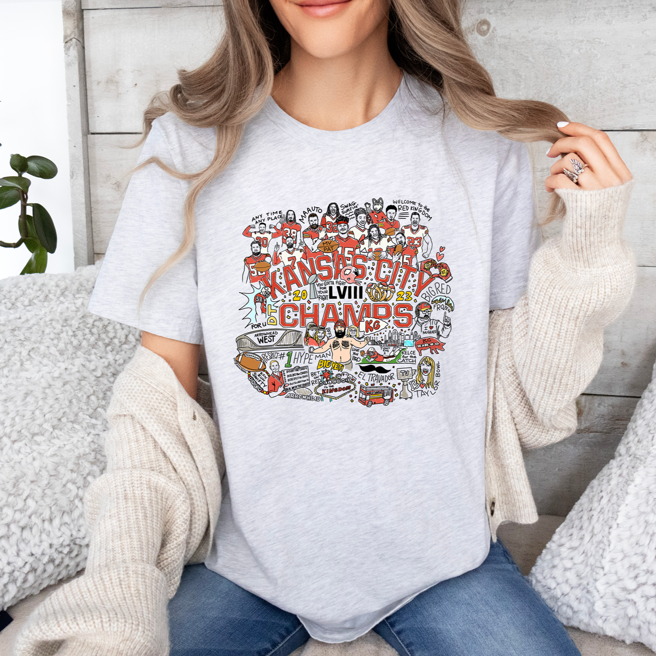 Kansas City Champs Collage Tee OR Sweatshirt
