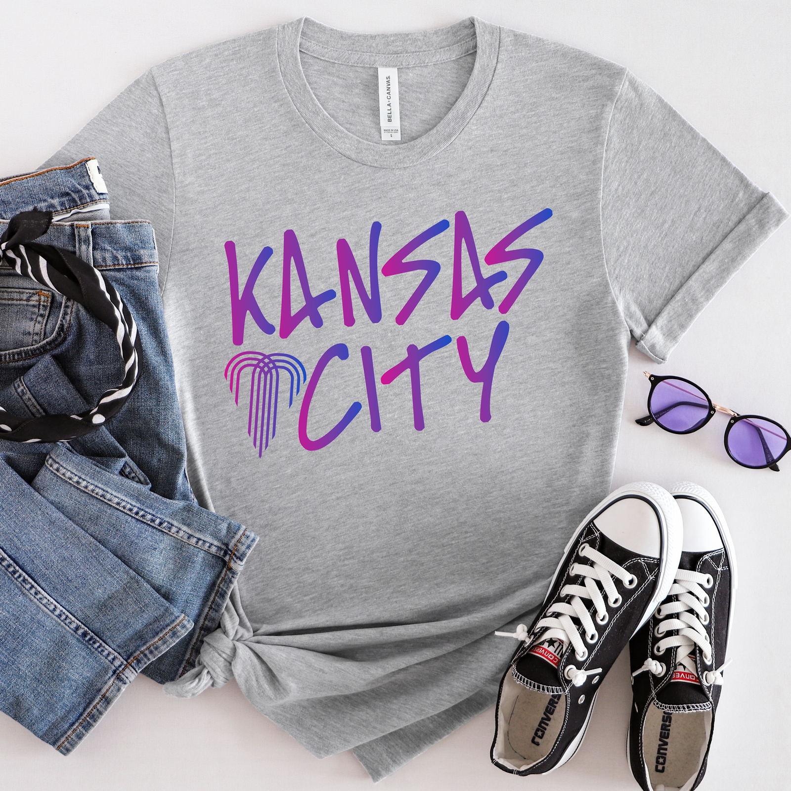 Kansas City Connect Graffiti Tee