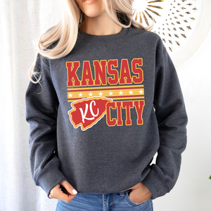 Kansas City Stars Dark Gray Tee or Sweatshirt
