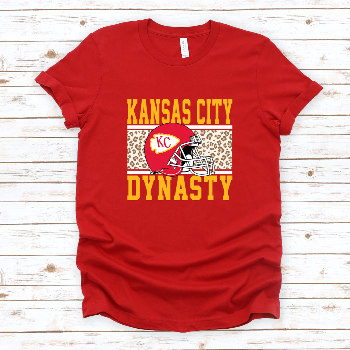 Kansas City Dynasty Helmet Tee or Sweatshirt