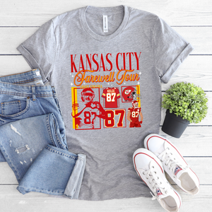Kansas City Farewell Tour Kelce Tee OR Sweatshirt