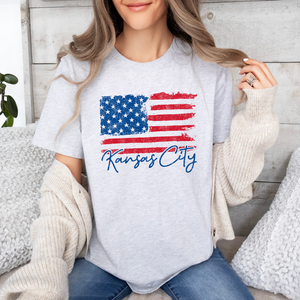 Kansas City Flag Tee OR Sweatshirt