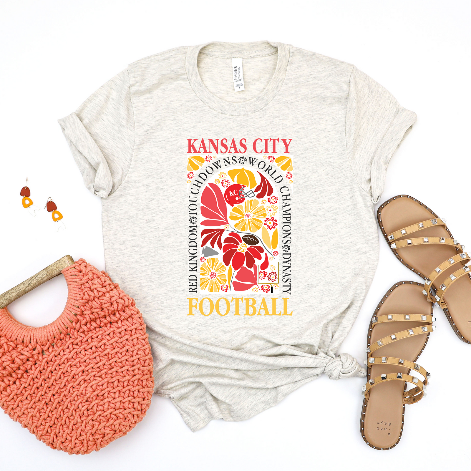Kansas City Floral Arch Tee OR Sweatshirt