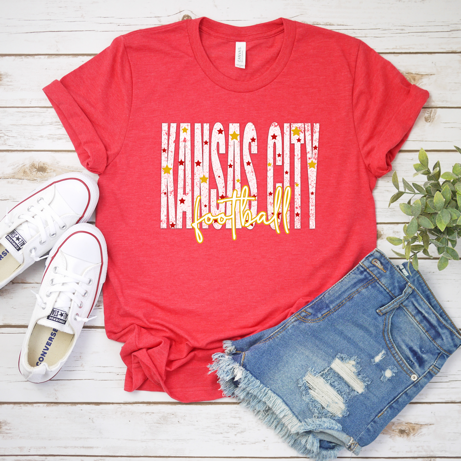 Kansas City Football Stars Tee OR Sweatshirt
