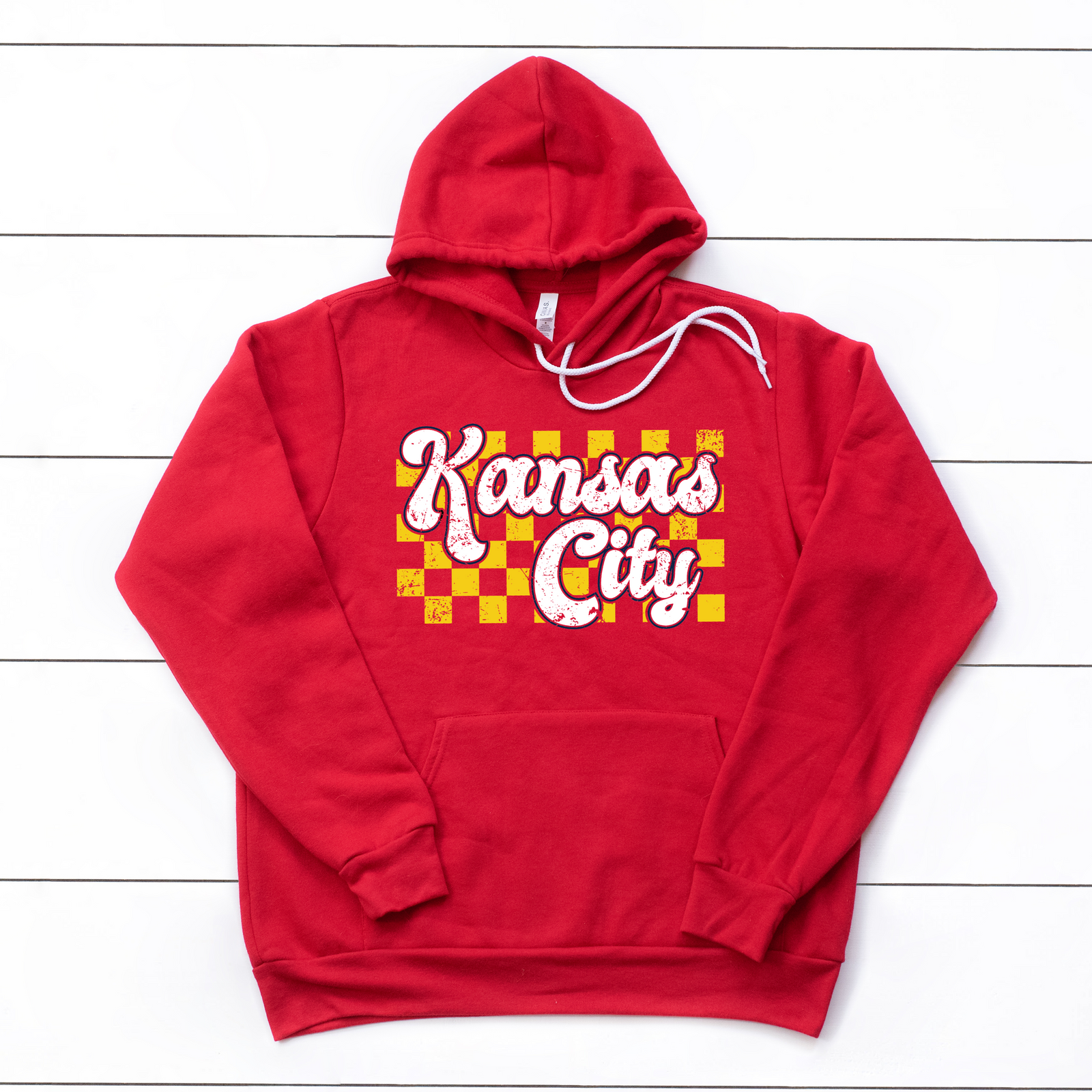 Kansas City Groovy Checkered Tee OR Sweatshirt