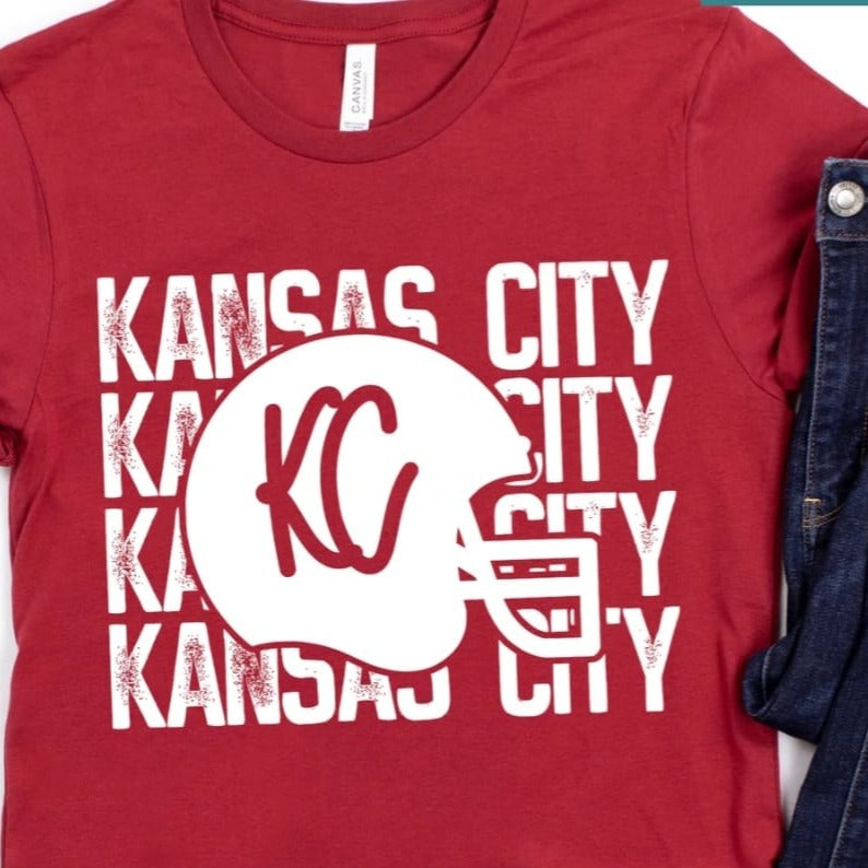 Kansas City Repeated Helmet Tee