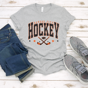 Kansas City Hockey Gray Tee or Sweatshirt