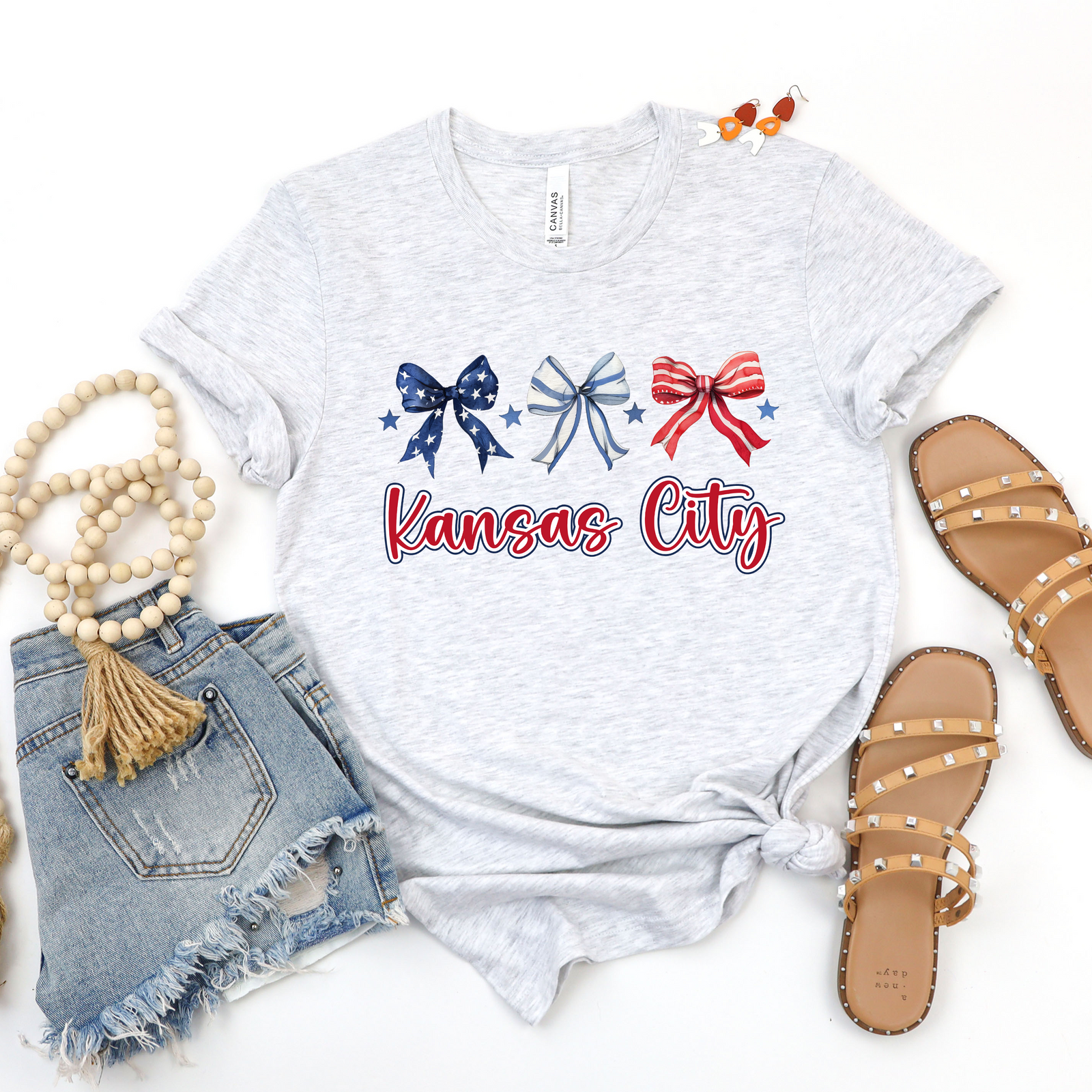 Kansas City July Bows Tee