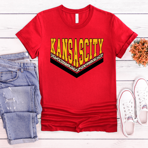Kansas City Leopard Chevron Tee