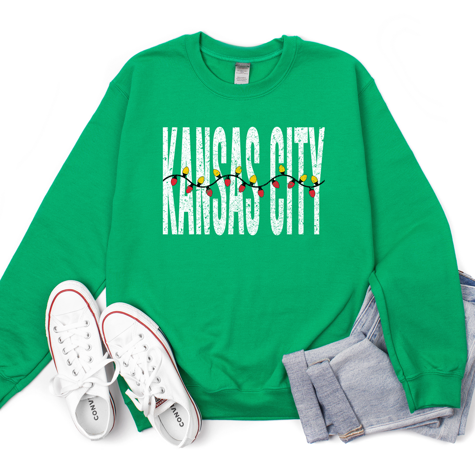 Kansas City Christmas Lights Tee or Sweatshirt