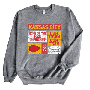 Kansas City Our Town Blocks Tee OR Sweatshirt