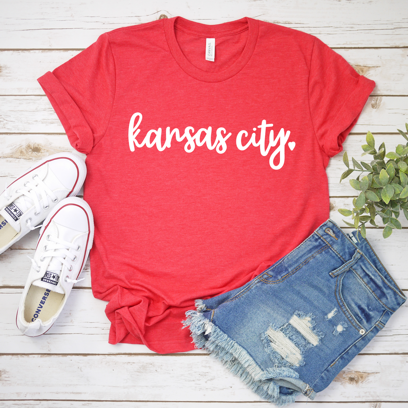 Kansas City Narrow Script Tee