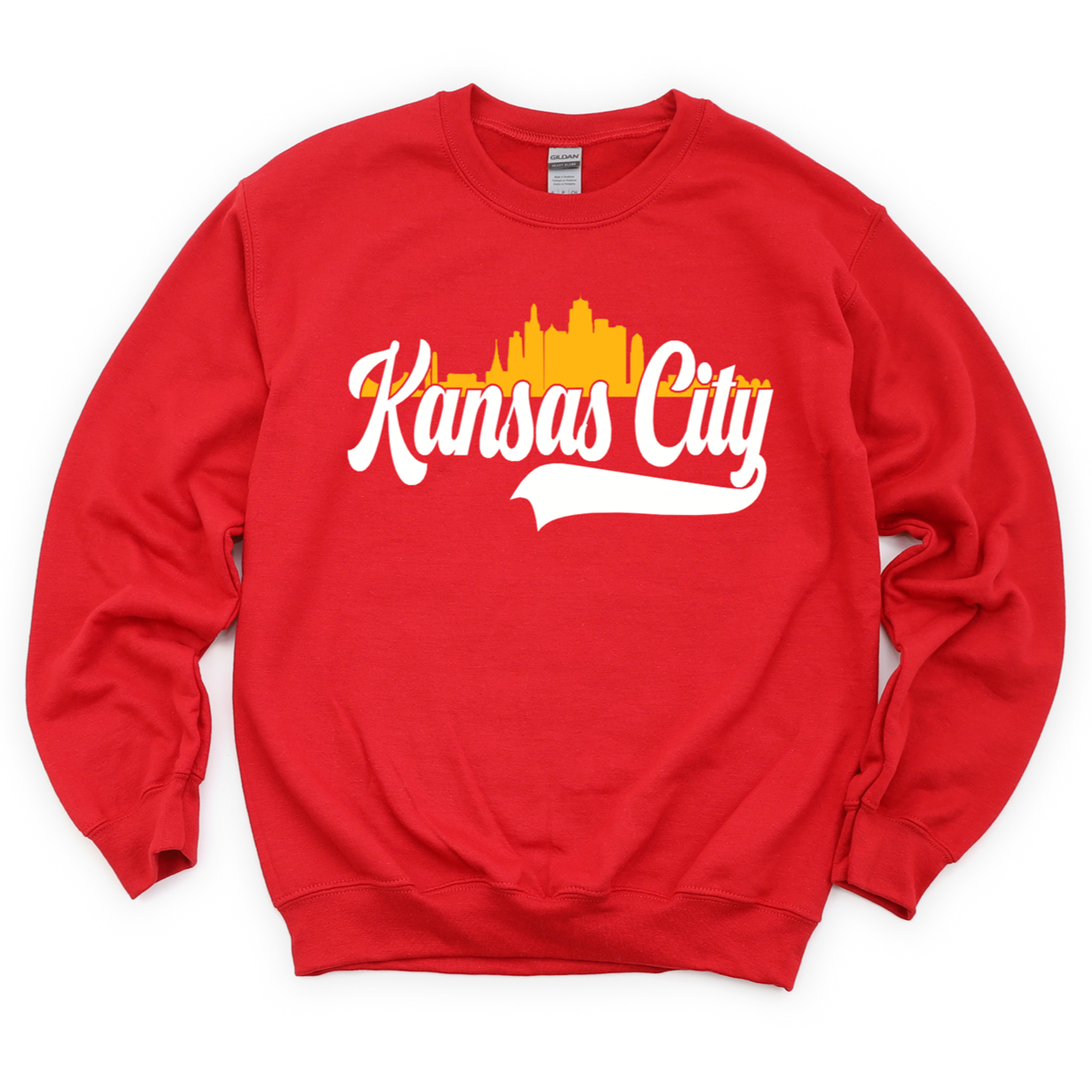 Kansas City Swoosh Skyline Tee or Sweatshirt