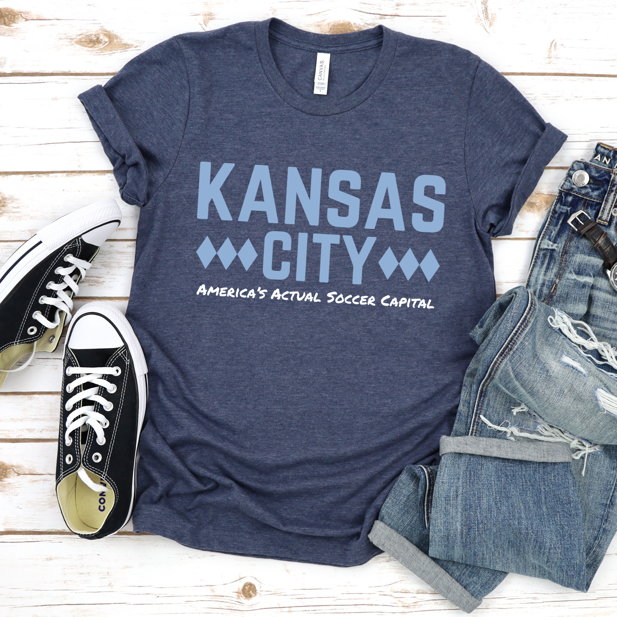 Kansas City America's Soccer Capital Tee OR Sweatshirt