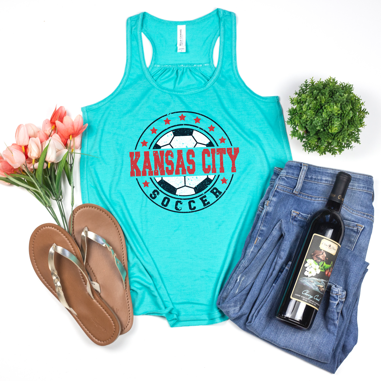 Kansas City Soccer Circle Tank