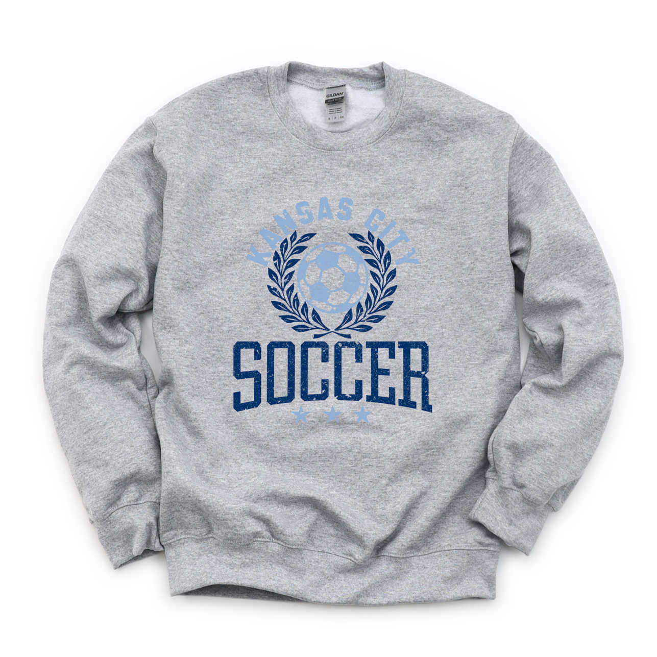 Kansas City Soccer Crest Tee OR Sweatshirt