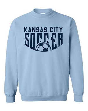 Kansas City Soccer Lt Blue Tee OR Sweatshirt