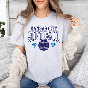 Kansas City Softball Tee or Sweatshirt