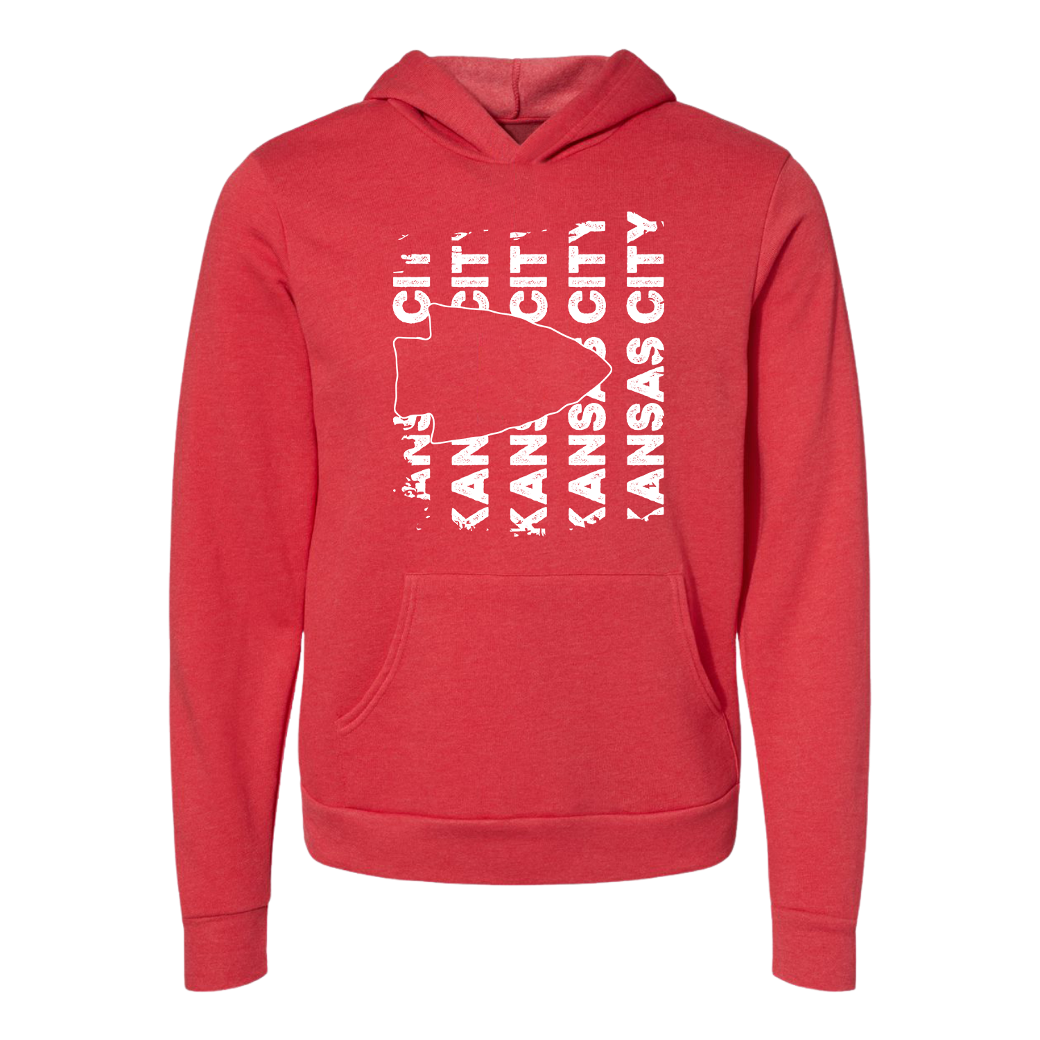 Kansas City Vertical Arrowhead Tee or Sweatshirt