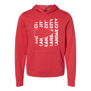 Kansas City Vertical Arrowhead Tee or Sweatshirt
