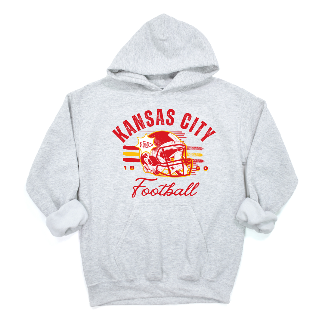 Kansas City Vintage Helmet Tee or Sweatshirt