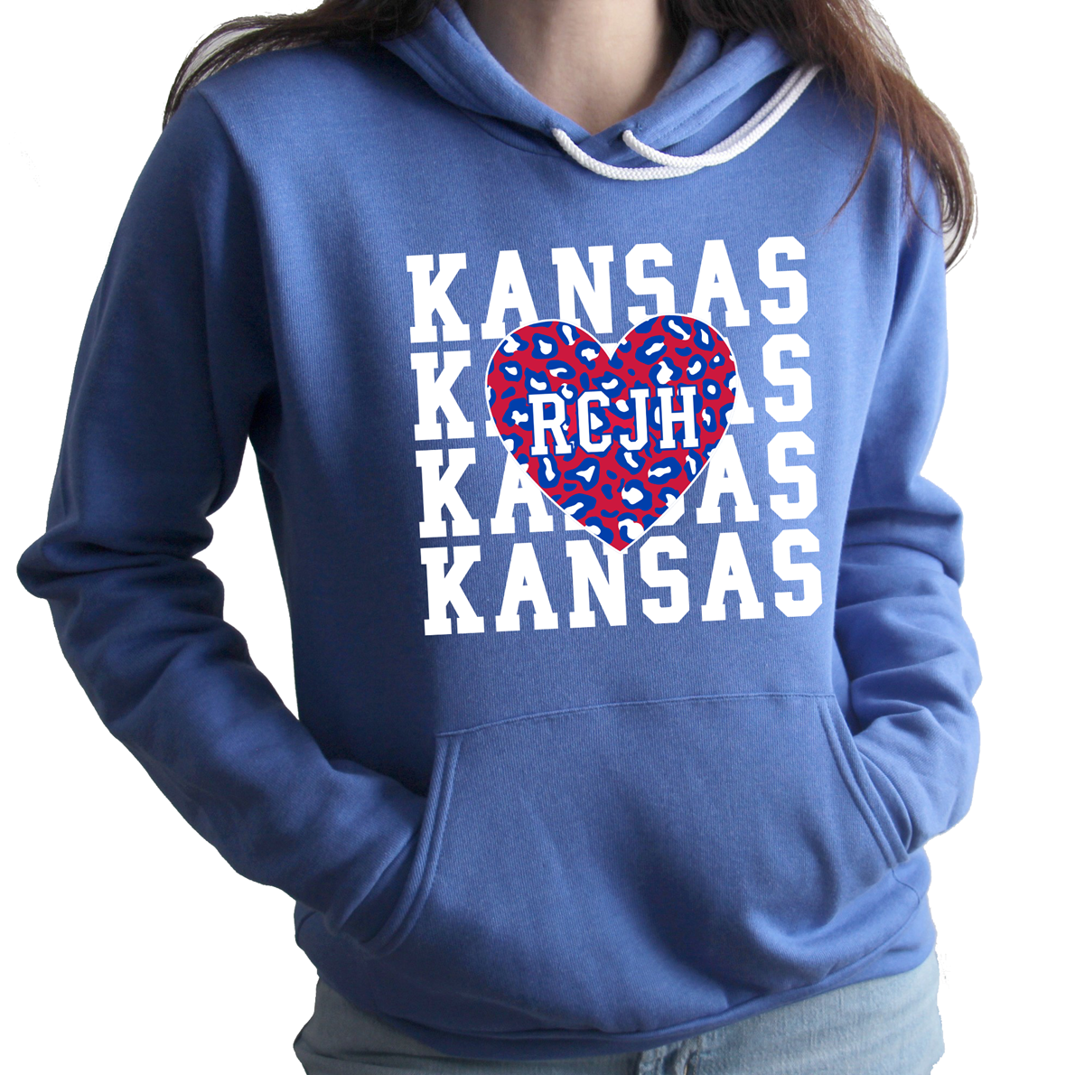 Kansas Repeat RCJH Heart Tee or Sweatshirt
