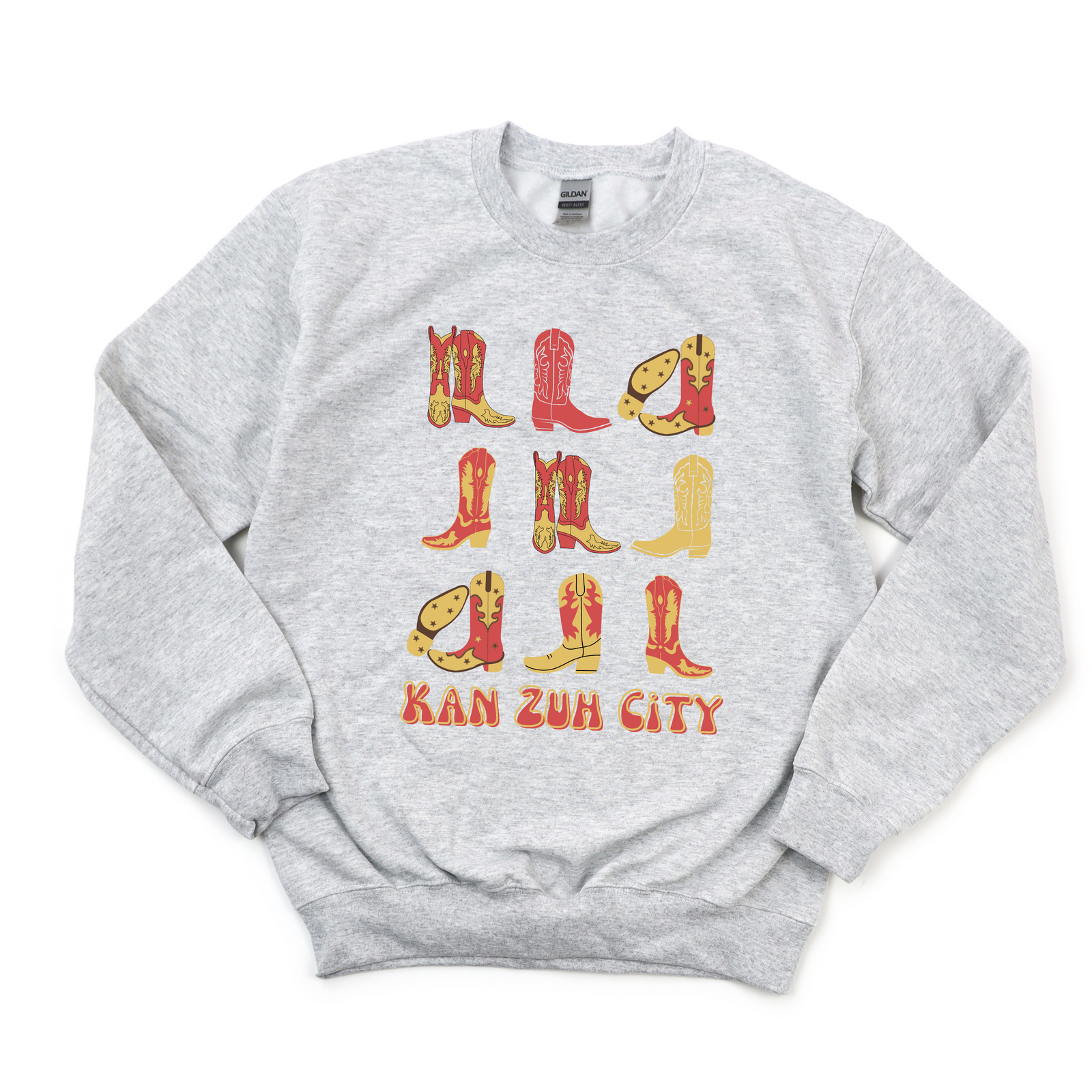 Kan Zuh City Boots Tee OR Sweatshirt