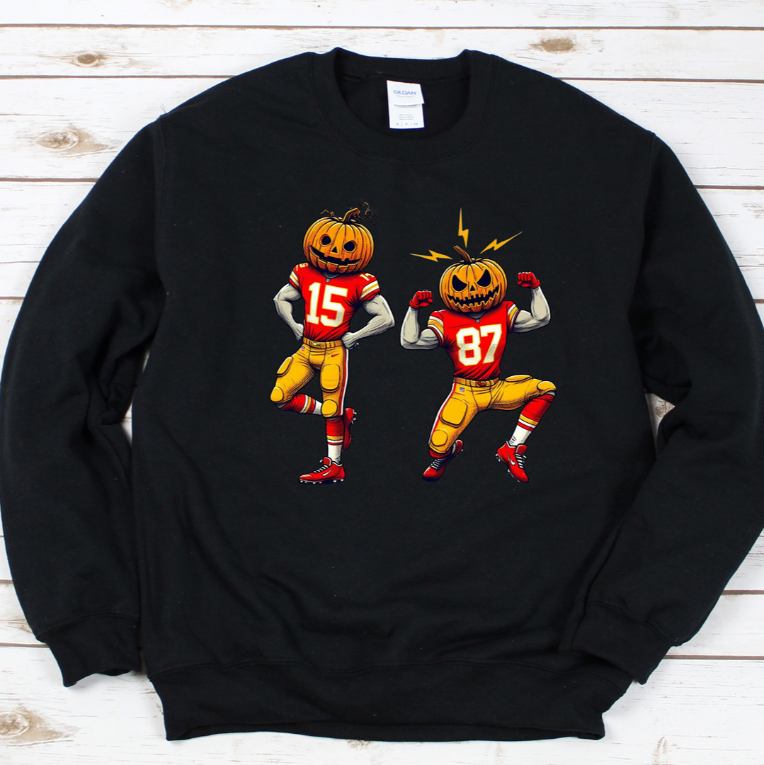 KC 15 87 Pumpkin Heads Tee OR Sweatshirt