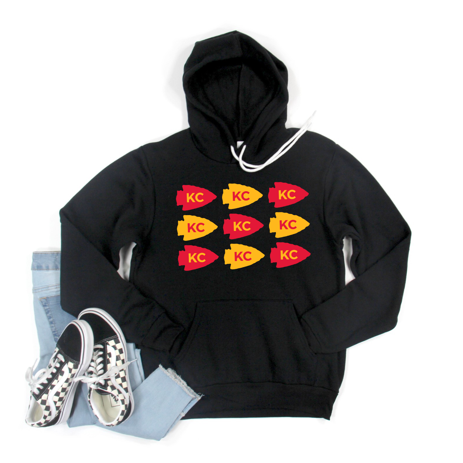 KC 9 Arrowhead Tee OR Sweatshirt