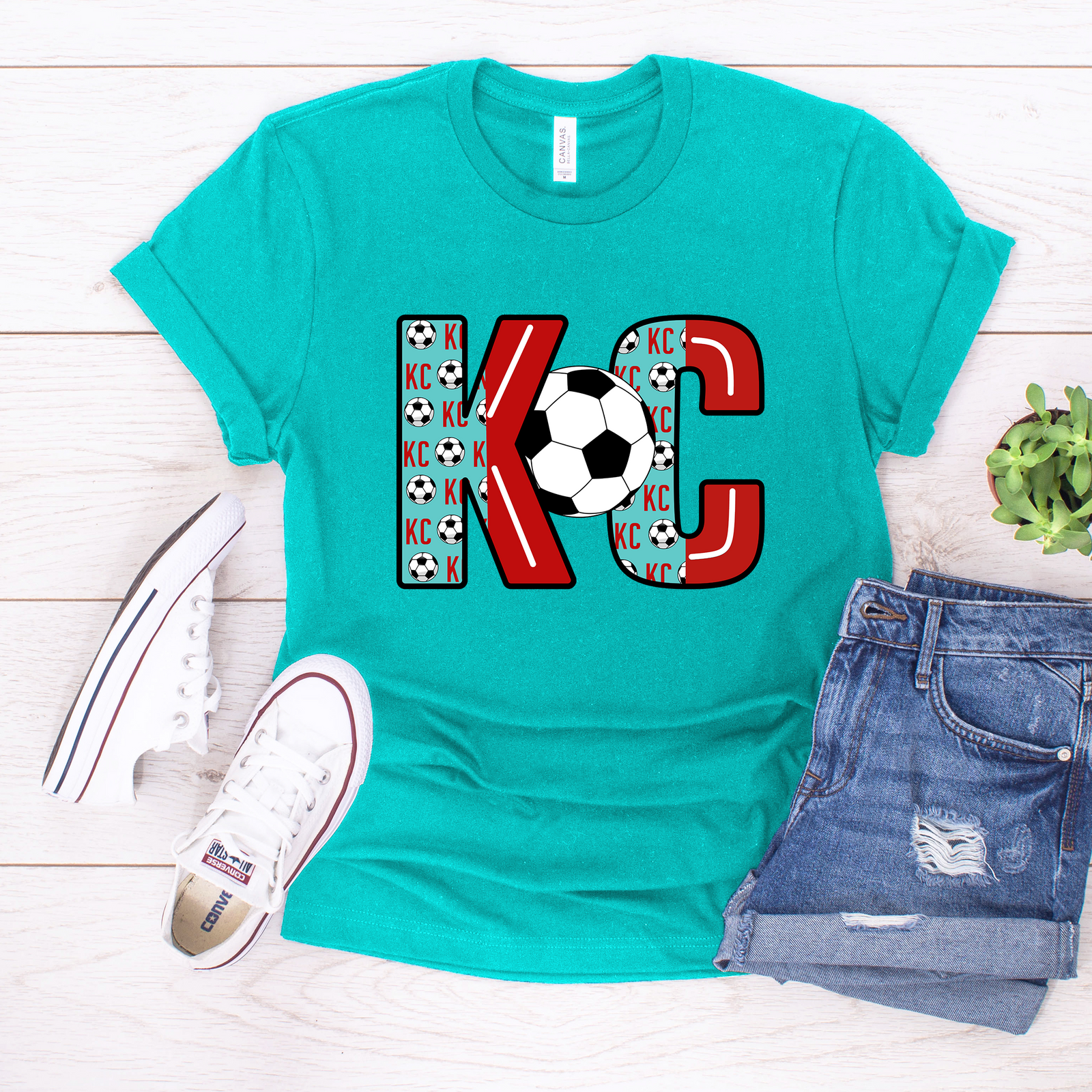 KC Current Block Tee OR Hoodie