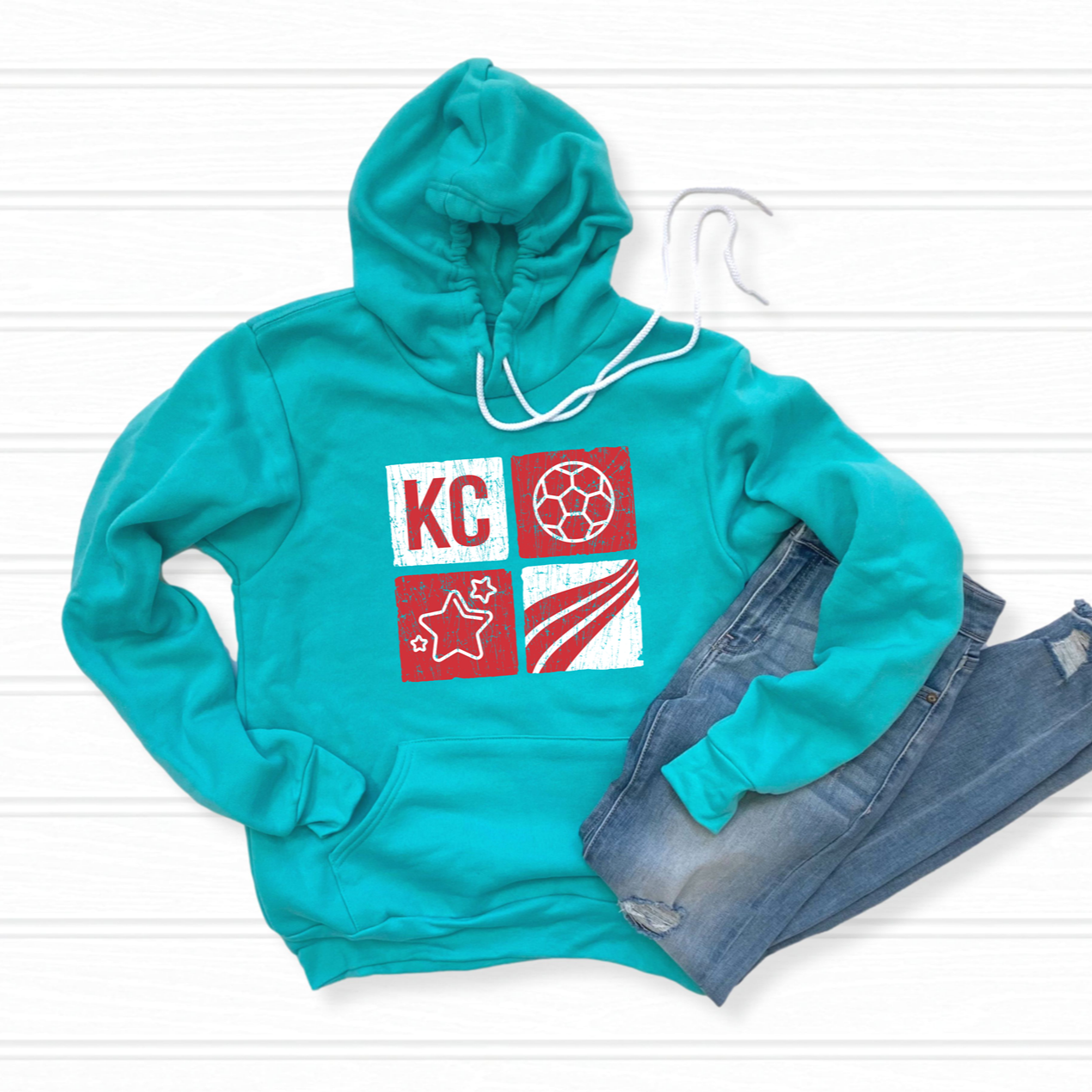 Current Four Tiles Tee OR Hoodie