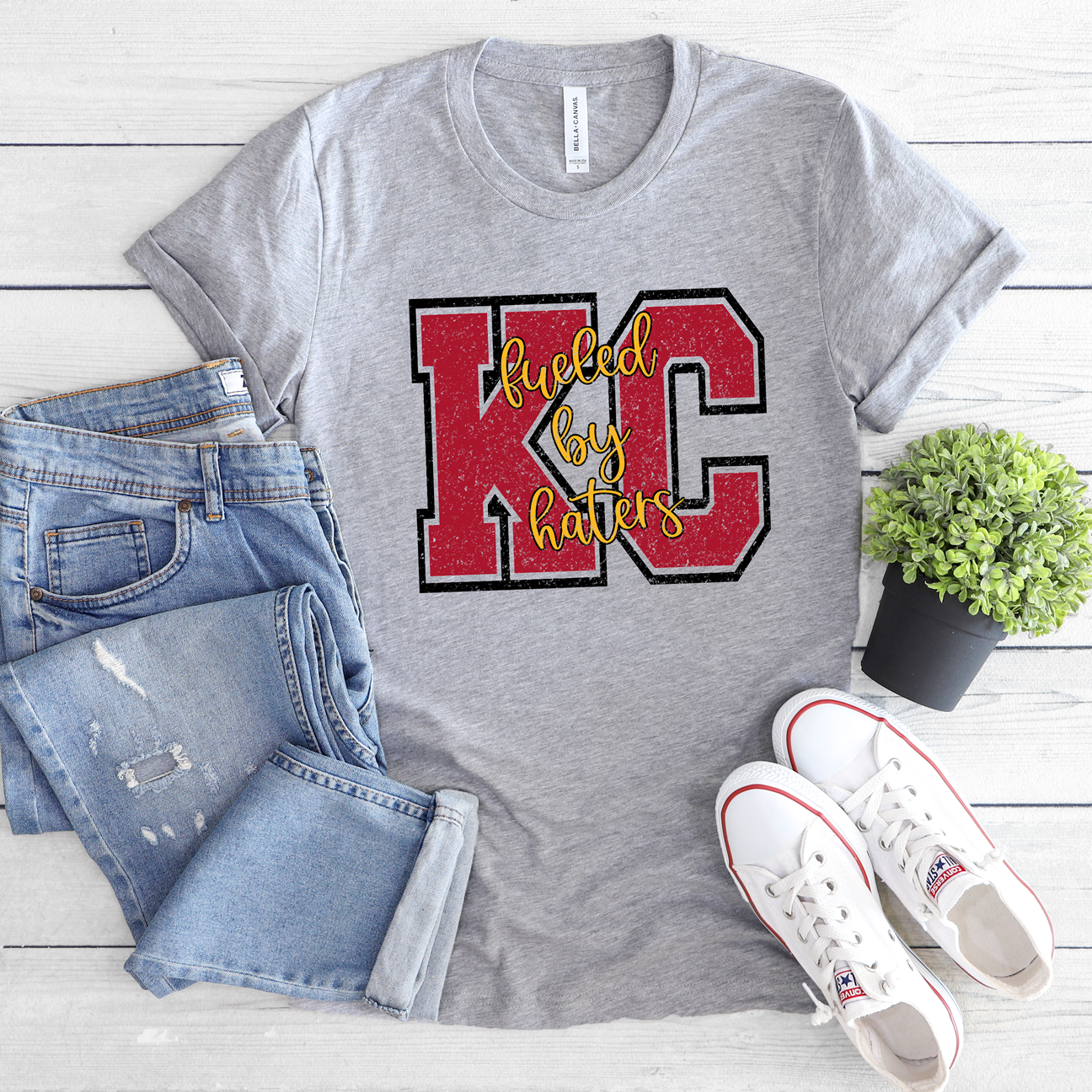 KC Fueled By Haters Tee or Sweatshirt