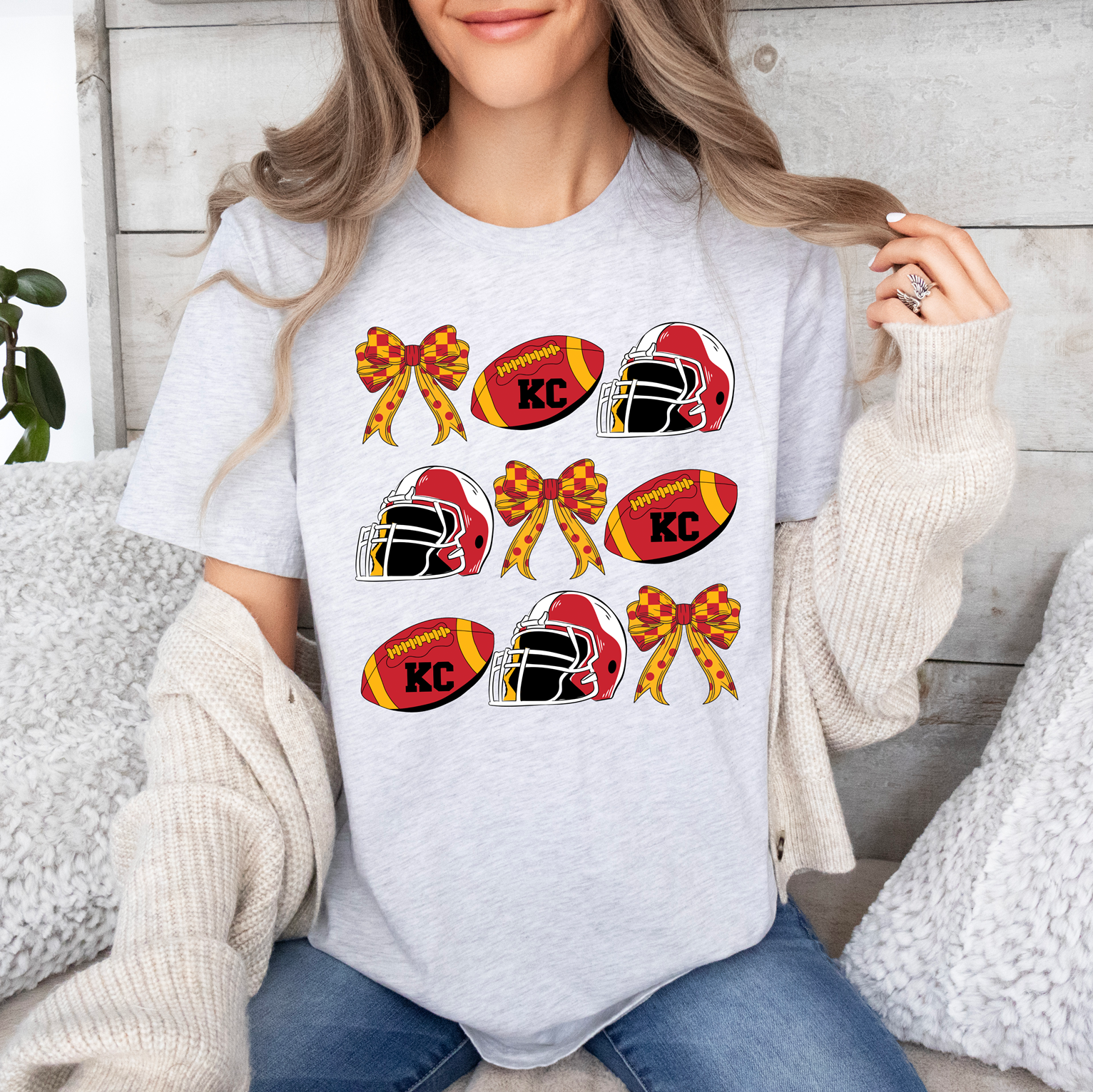 KC Helmet Coquette Tee OR Sweatshirt