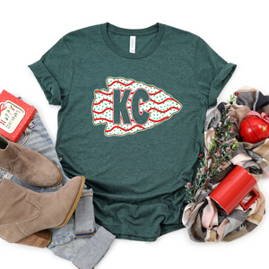 KC Arrowhead Tree Cake Tee or Sweatshirt