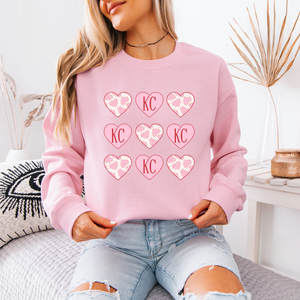 KC Valentine Cookie 9 Heart Tee or Sweatshirt
