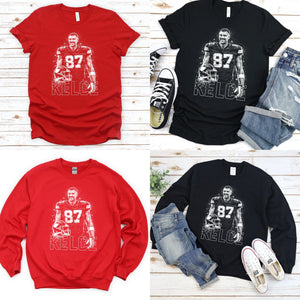 Kelce Monochrome Tee OR Sweatshirt
