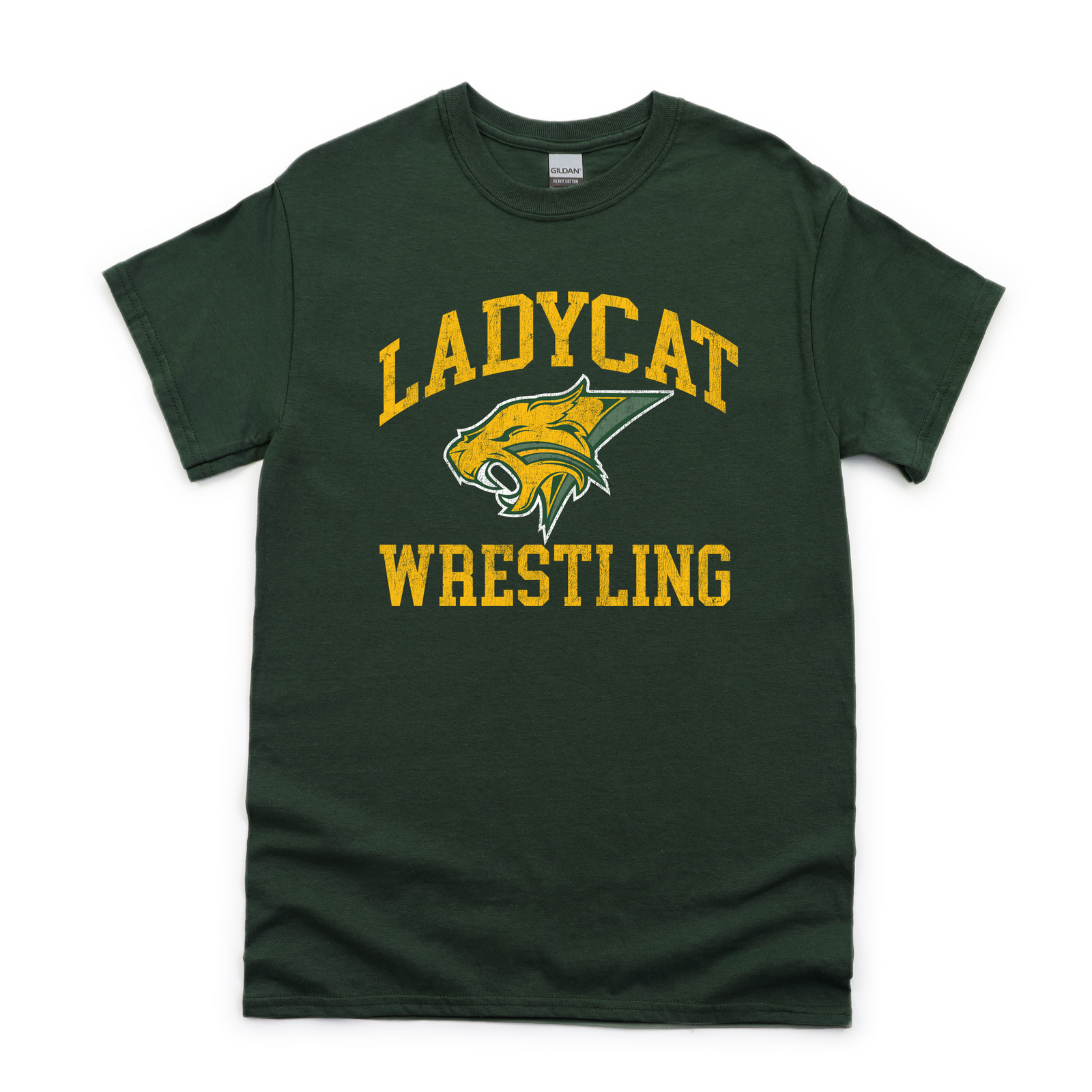 Ladycat Wrestling Tee or Sweatshirt