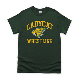 Ladycat Wrestling Tee or Sweatshirt