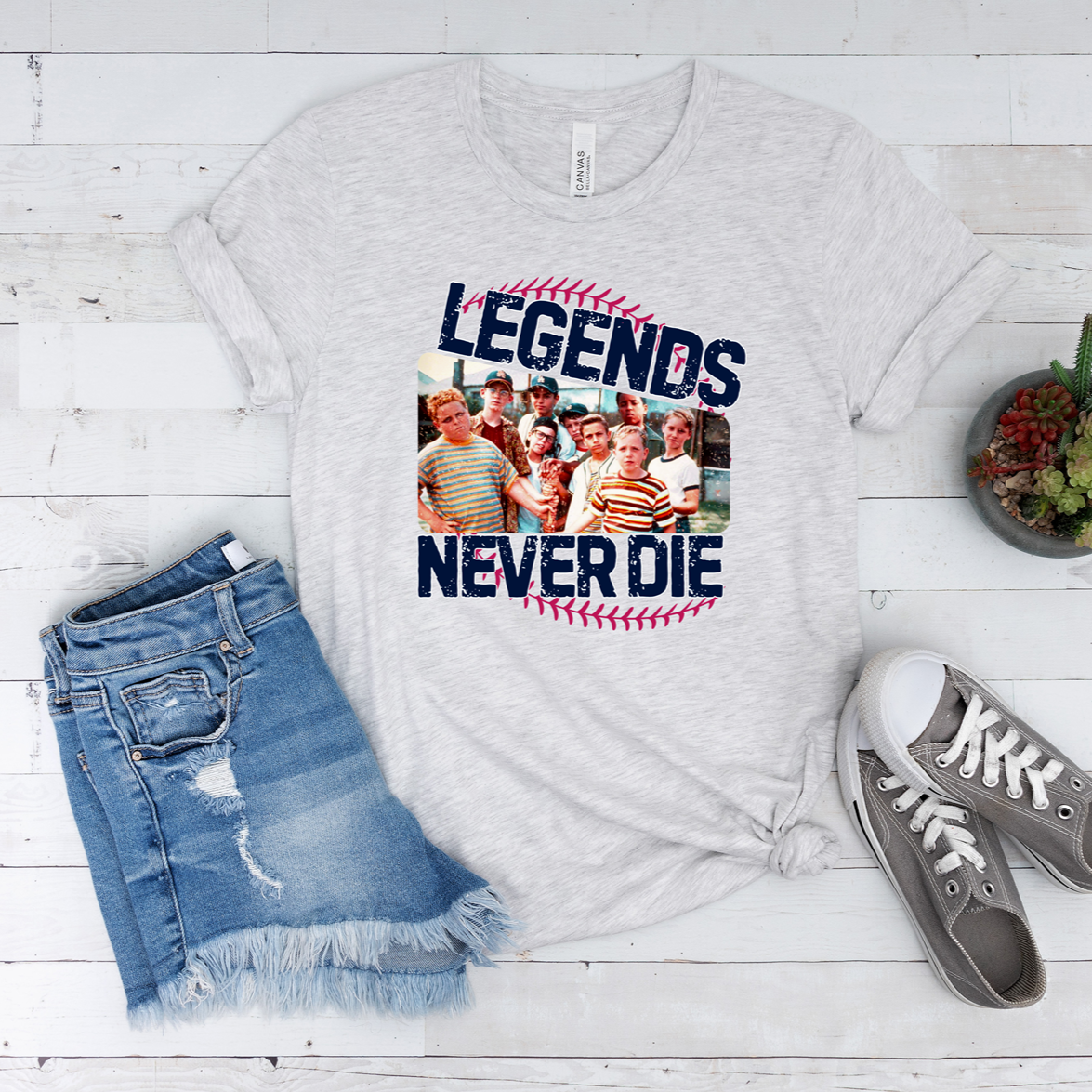 Legends Never Die Sandlot Tee