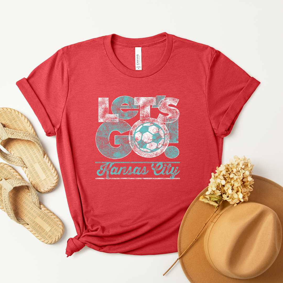 Let's Go Kansas City Soccer Tee OR Sweatshirt