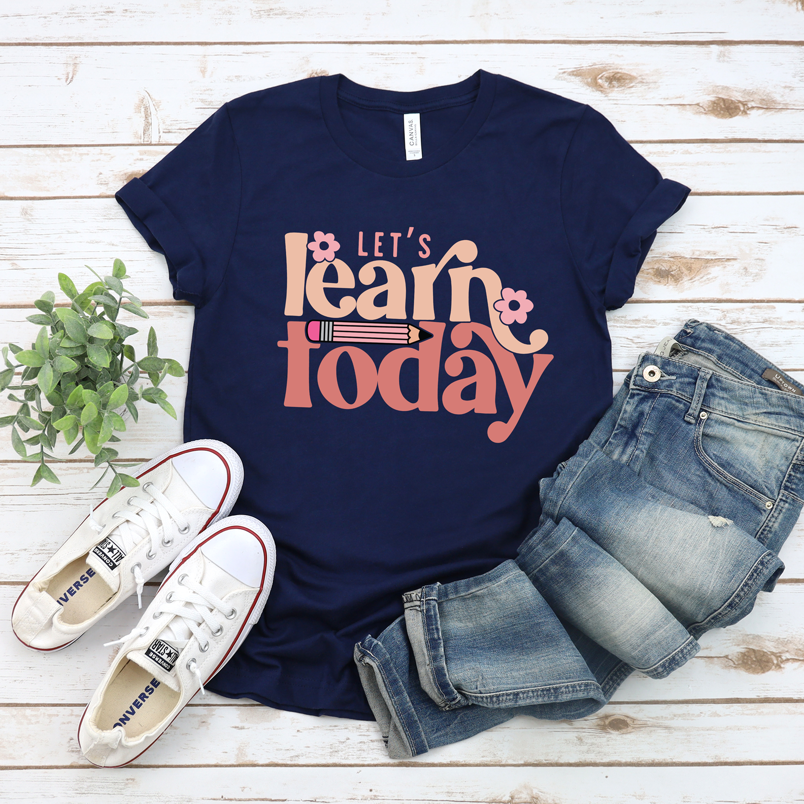 Let's Learn Today Tee