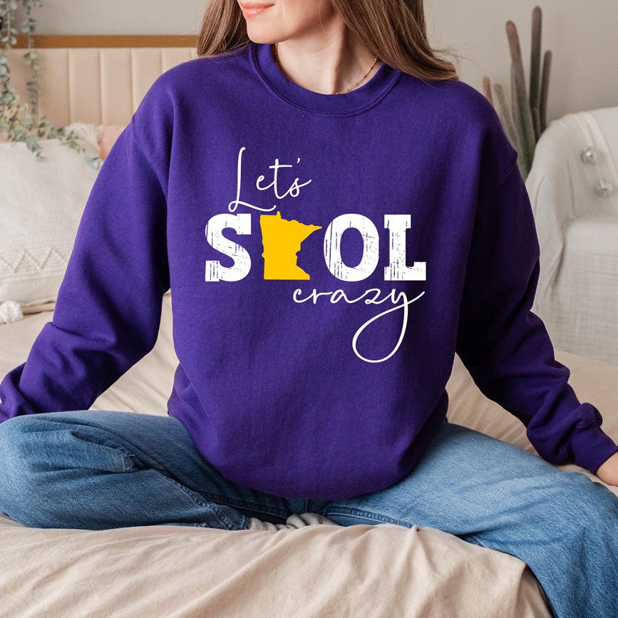Let's Skol Crazy Tee or Sweatshirt - Kansas City Kreations